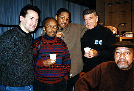 with Wynton Marsalis, Jimmy Heath, Louis Bellson and Kenny Barron