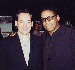 Michael with Herbie Hancock