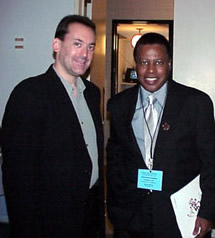 Michael with Wayne Shorter